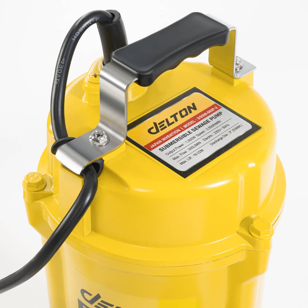 ปั๊มจุ่ม DELTON รุ่น DSSW-668P-2 ขนาด 2 นิ้ว 2HP 1,500W